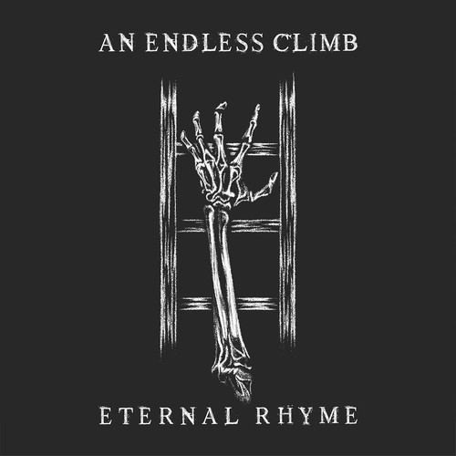 Black t-shirt with the title 'An Endless Climb'