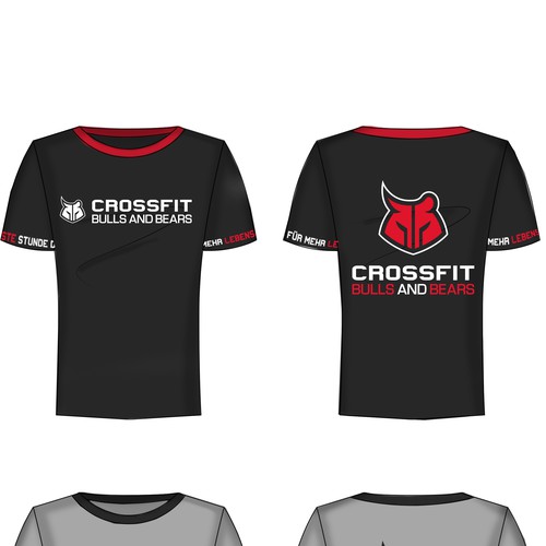 Gym t-shirt with the title 'Bulls And Bears'