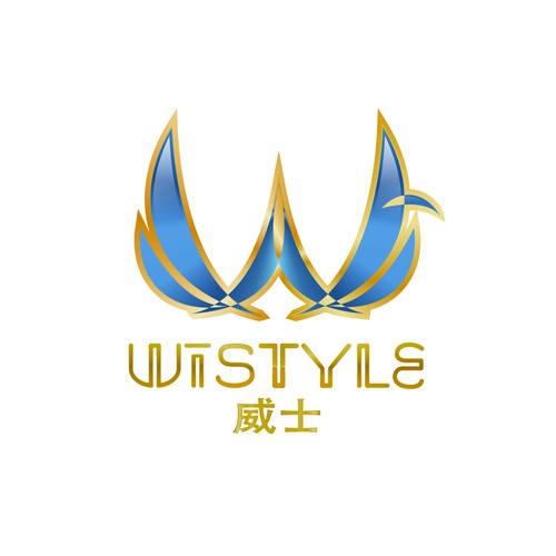Glamorous logo with the title 'Chic logo for WīStyle shoe store'