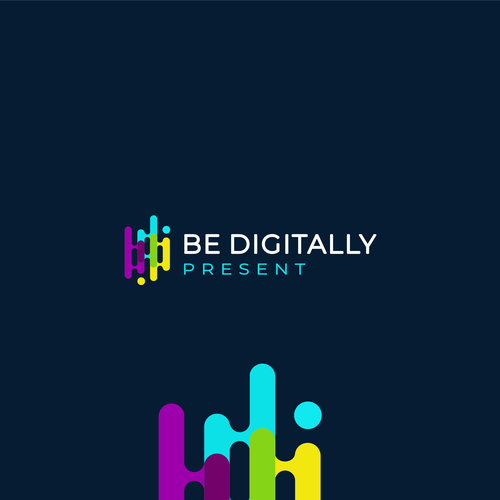 Playful logo with the title 'Be Digitally'