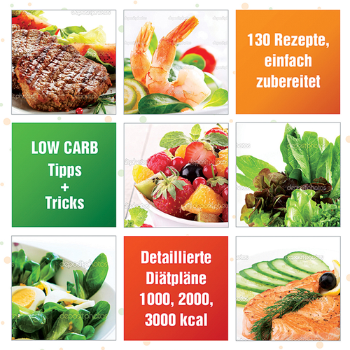 Diet book cover with the title 'Cover for Diet Book Bestseller'