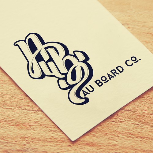 Expressive logo with the title 'Surf-inspired logo design'