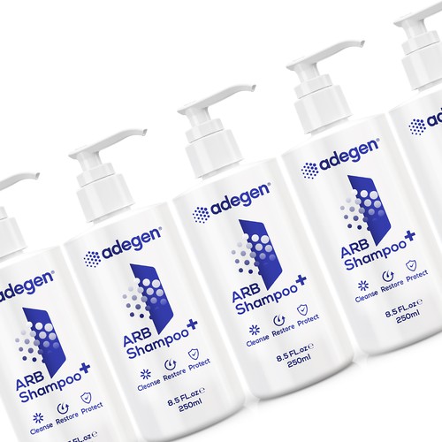 White packaging with the title ' Clean Packaging Redesign'