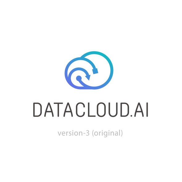 USB design with the title 'data cloud'