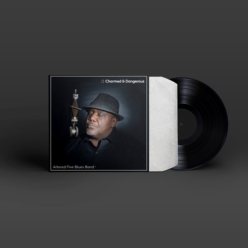 CD cover illustration with the title 'CD cover One'