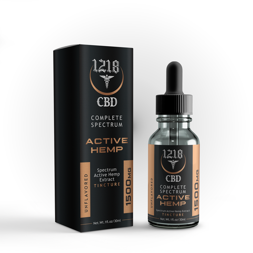 Luxury packaging with the title ' Luxury Box for cbd oil company'