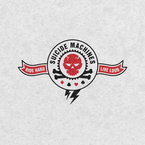 Biker logo with the title 'Bikers logo'