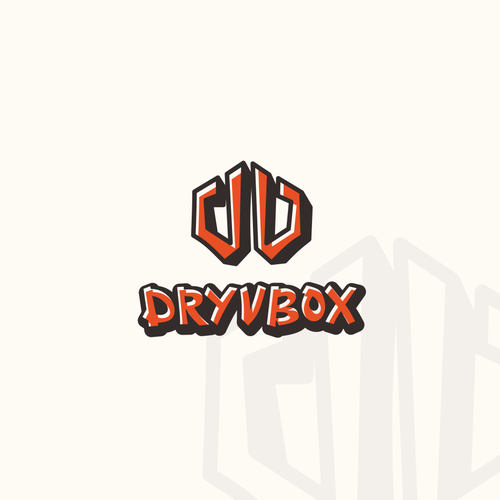 Funky design with the title 'Graffiti logo for sport simulation trailers: Dryvbox'