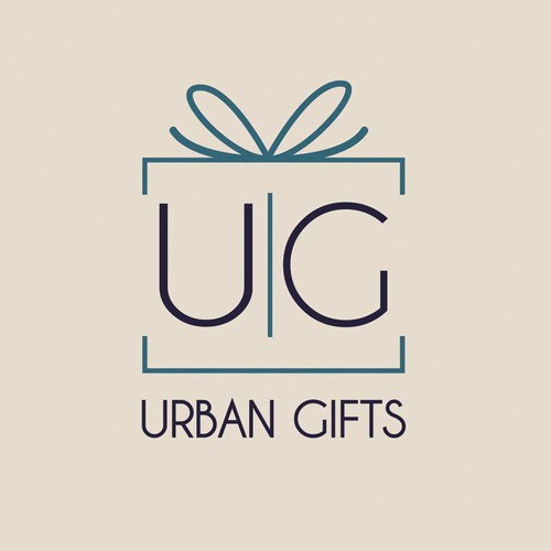 Linear logo with the title 'Urban Gifts Logo'