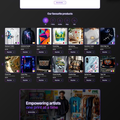 Creative Platform for Artists