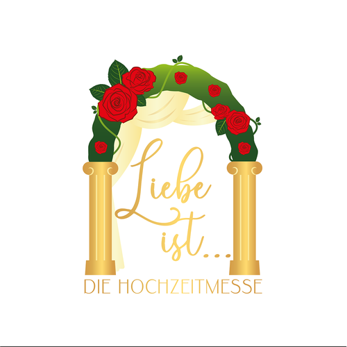 Marriage logo with the title 'Logo Liebe ist...'