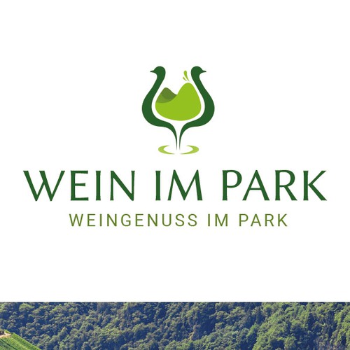 Winery logo with the title 'Logo concept for a wine-growing community in Western Germany'