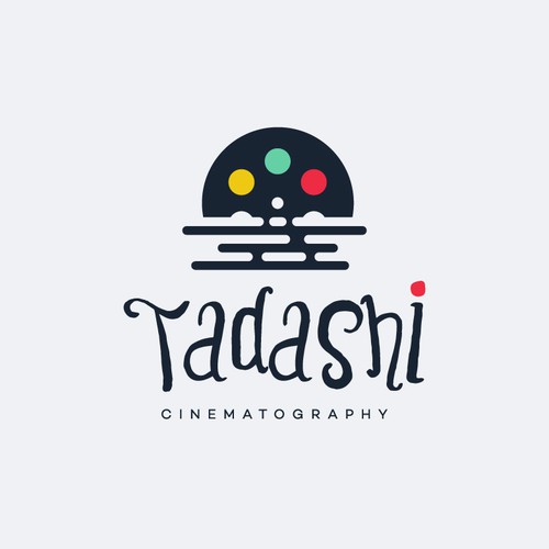 Film industry logo with the title 'Tadashi'