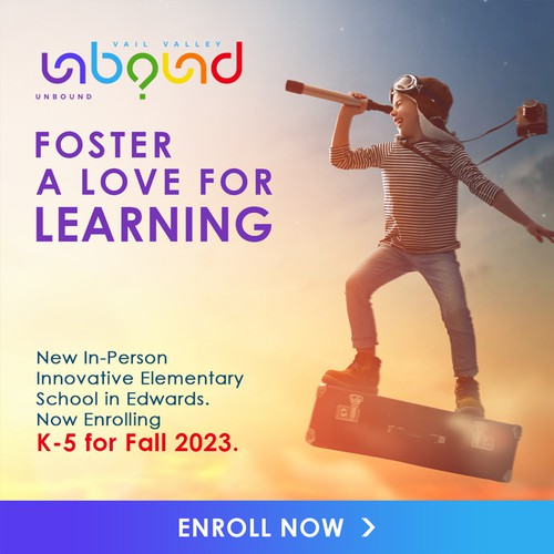 Instagram ad design with the title 'Innovative Elementary School banner '