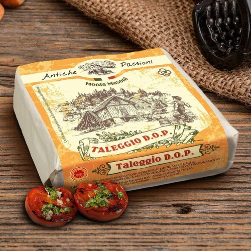 Photoshop label with the title 'Cheese label'