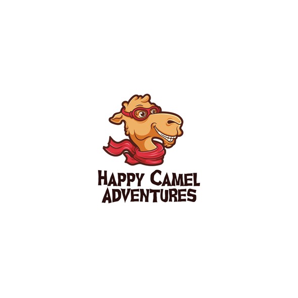 Camel logo with the title 'Happy Camel Adventures'