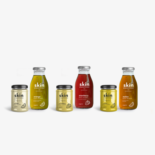 Beauty label with the title 'Label design'