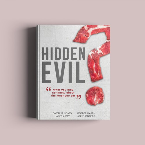 Story book cover with the title 'Hidden Evil'