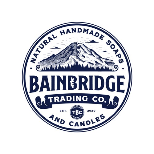 Handmade design with the title 'Bainbridge Trading Company'