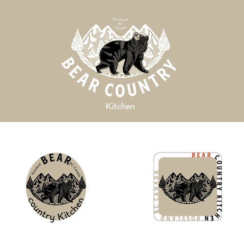 Country logo with the title 'Logo concept'