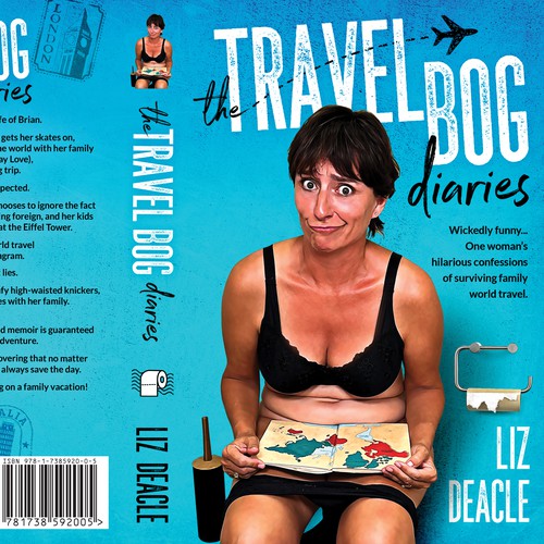 Travel book cover with the title 'The Travel Bog diaries'