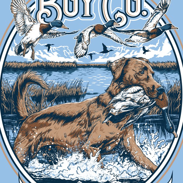 Hunting t-shirt with the title 'T_shirt Design for Southern Boy Co.'