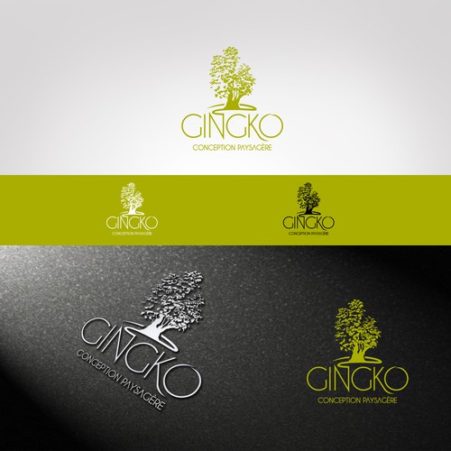 Path design with the title 'Gingko'