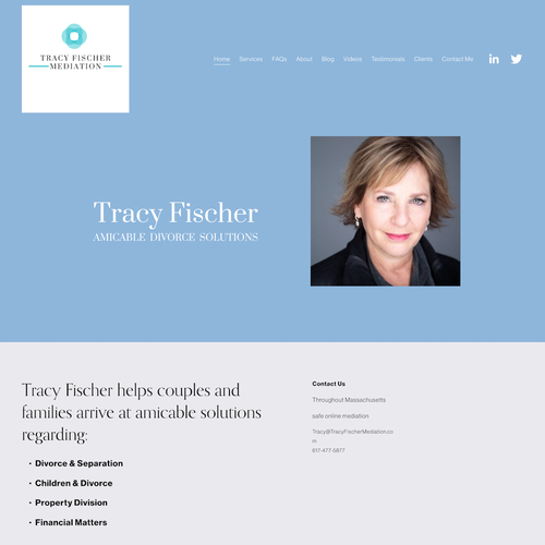 SEO design with the title 'Mediation Practice SEO Business Package'