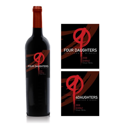 Label packaging with the title 'Wine Label'