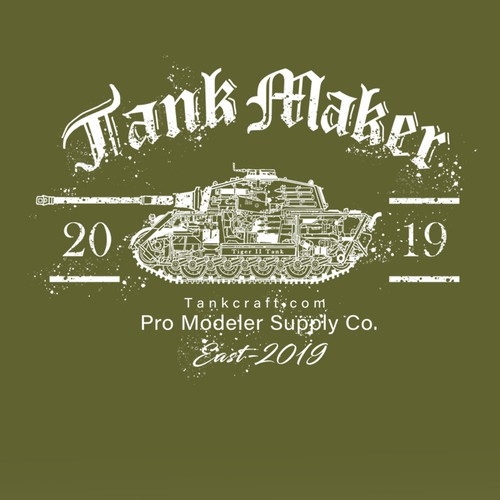 Tiger t-shirt with the title 'tank maker'