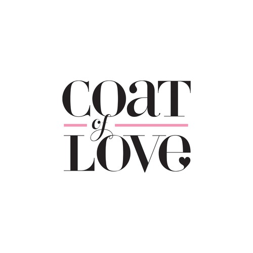 Fancy logo with the title 'Coat of Love'