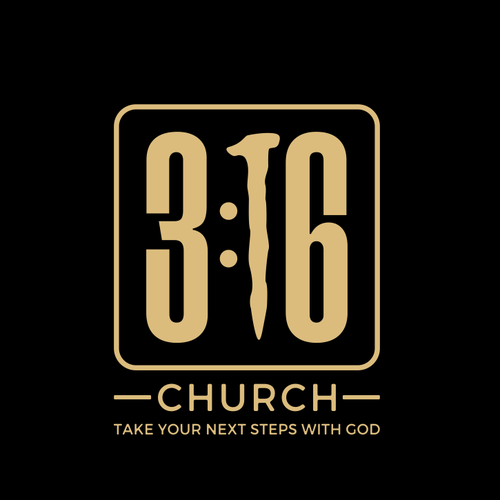Square brand with the title '3:16 Church'