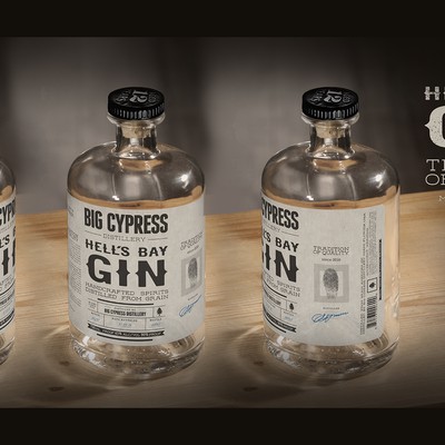 Label Magic City Gin from Big Cypress Distillery