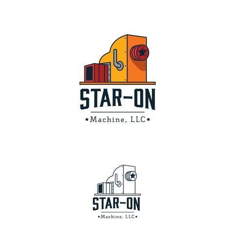 Machinery logo with the title 'Star-on logo'