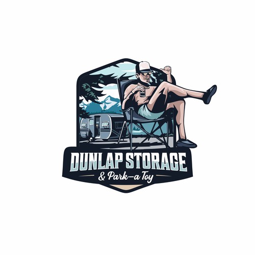 Cap design with the title 'Dunlap Storage'
