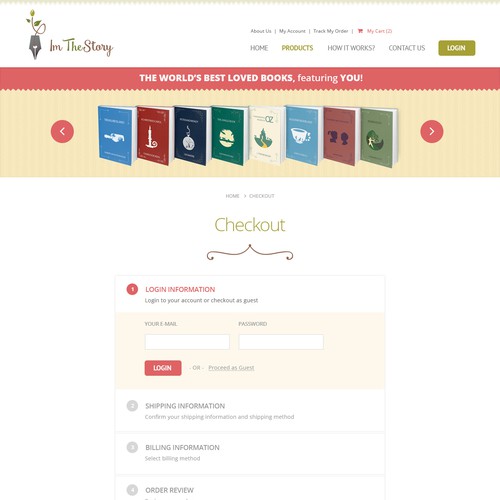 Winning website with the title 'Design for I'm The Story'