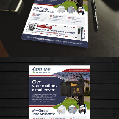 Flyer Concept for Prime Mailboxes