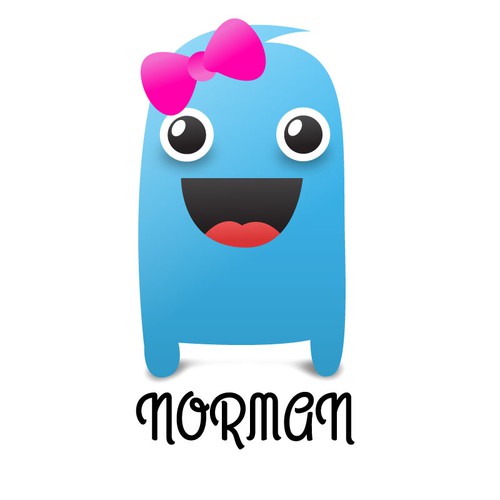 Shadow logo with the title ' "norman" '