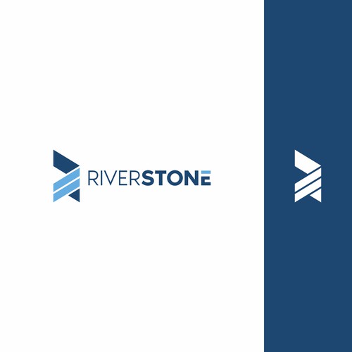 Wall logo with the title 'Logo for Riverstone'