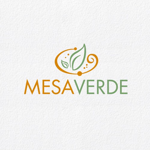 Vegetarian logo with the title 'Isologotype design for a vegetarian restaurant'
