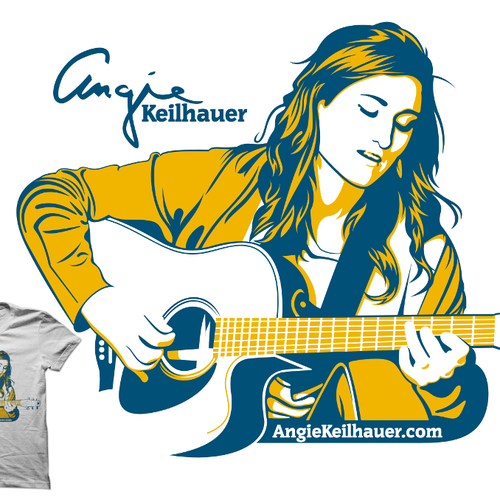 Cool t-shirt with the title 'Touring Acoustic Musician T-Shirt to sell on National Tour!!!!'