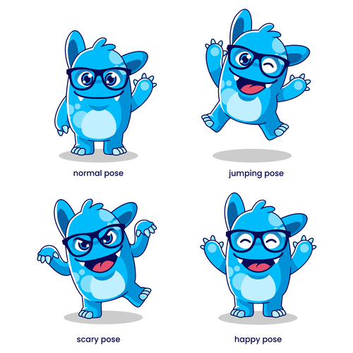 Playground design with the title 'Bounce Monster'