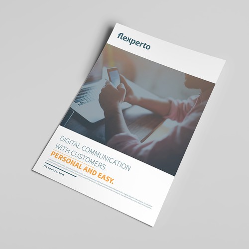 Communications design with the title 'Flexperto Whitepaper design'