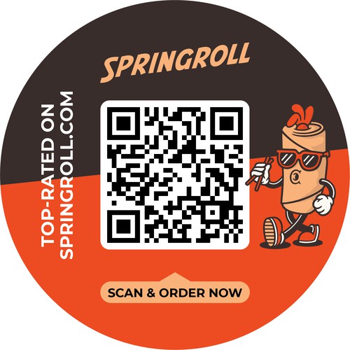 QR code design with the title 'QR Code Scan Design'