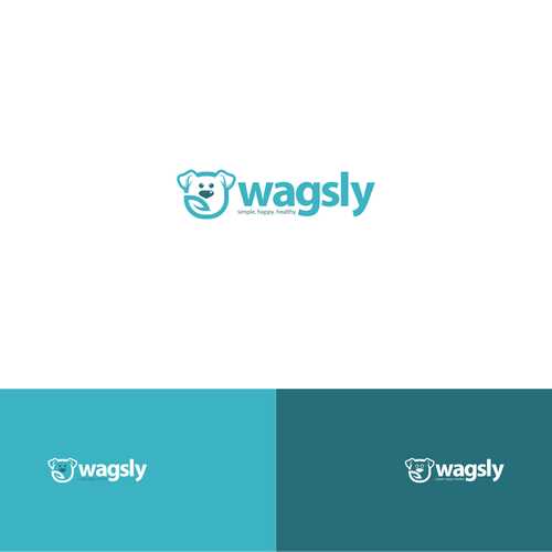 Supplement logo with the title 'Logo Concept for Wagsly'