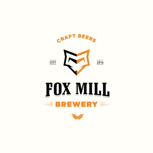 Fox design with the title 'Fox Mill Brewery'