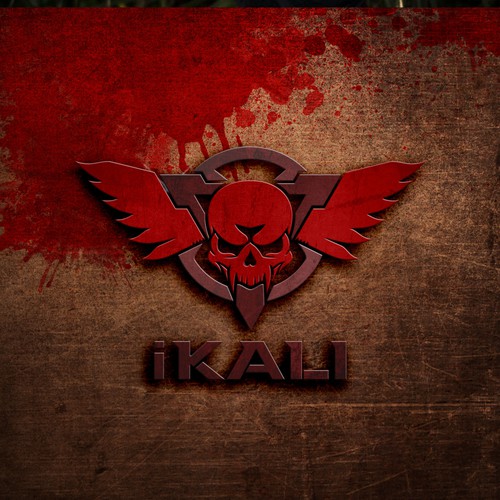 Blood logo with the title 'Logo for martial art'