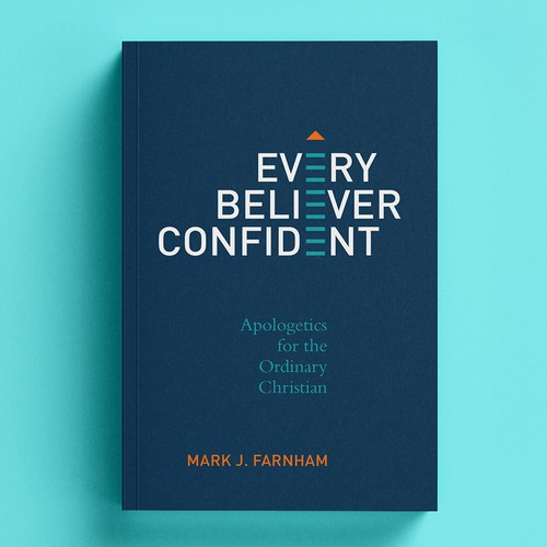 Typography book cover with the title 'Every Believer Confident'