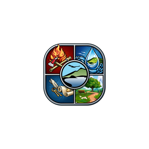 Artist logo with the title 'Pueblo West Colorado Logo design'