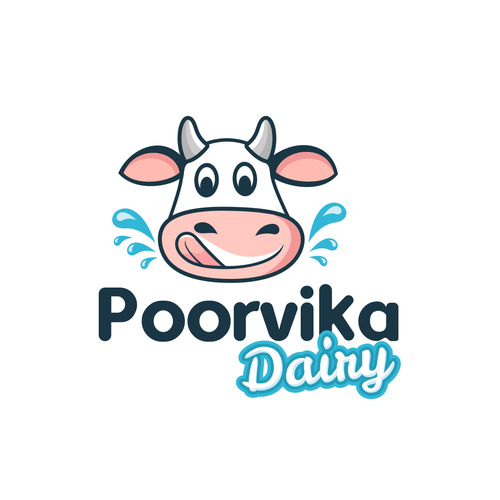 Milk brand with the title 'Brand identity for a Dairy Brand'